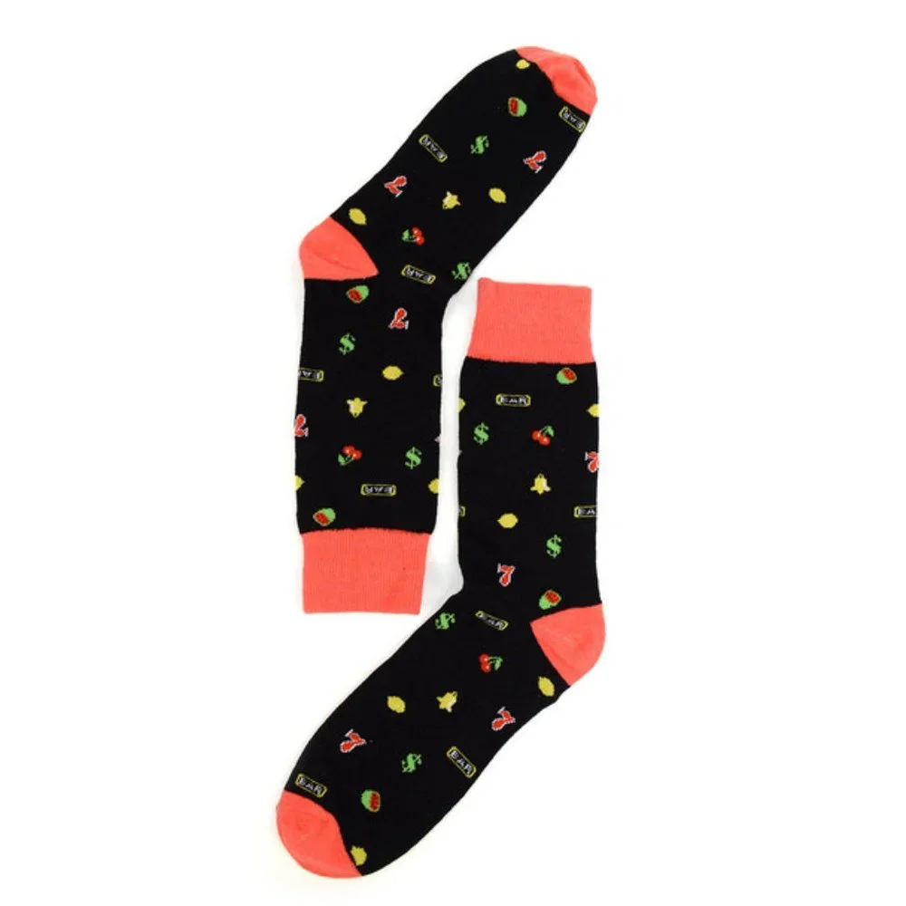 Men's Crew Socks Casino Theme - NWT